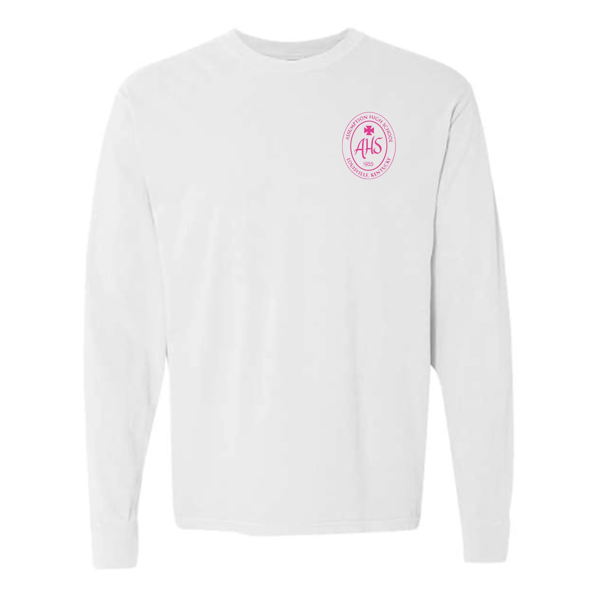 T-shirt - Long Sleeve - White - AHS Collage