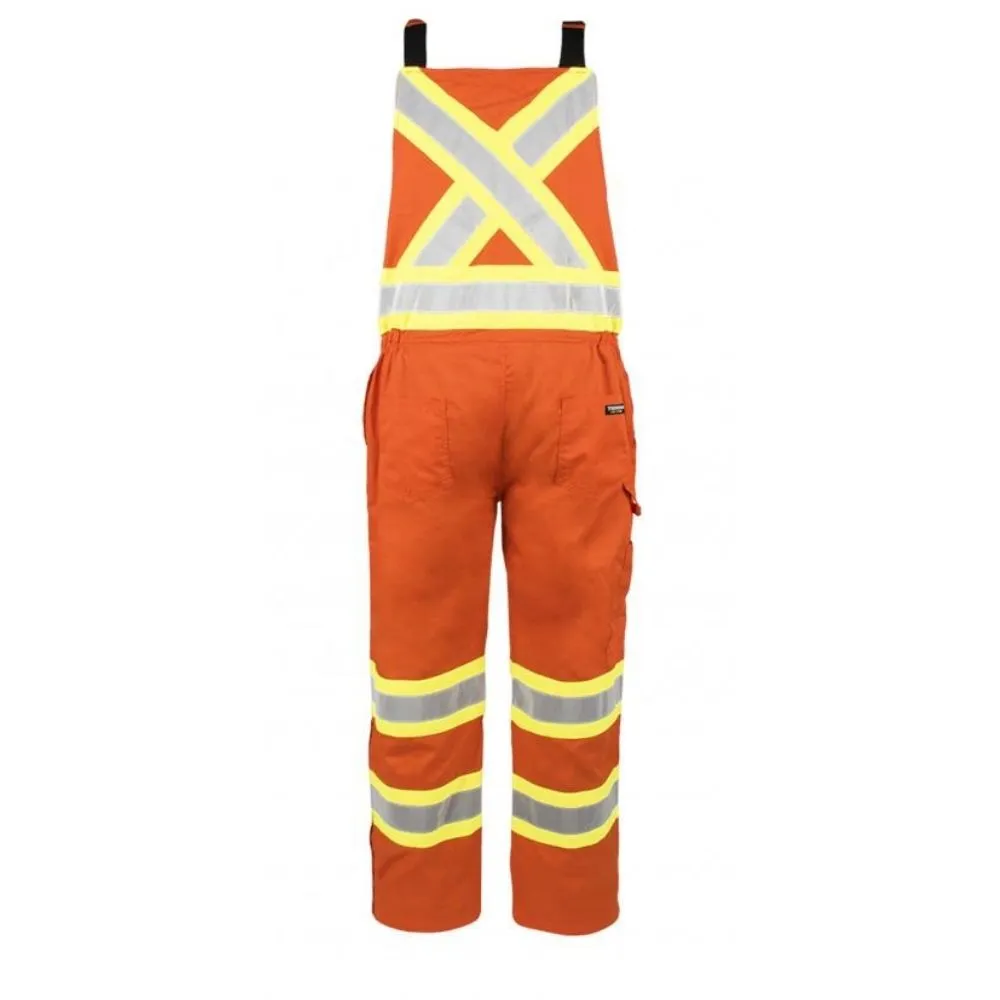 Terra High Visibility Unlined Overall Bibs - 116582OR