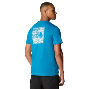 The North Face men's short sleeve t-shirt Redbox NF0A87NVRBI adriatic blue