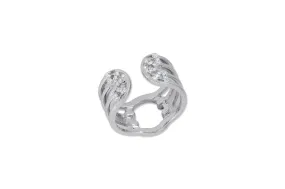 Twist Kaleidoscope duo-sided Diamond Ring